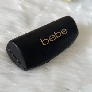 bebe Sunglasses Case in Black with Gold Logo CASE ONLY s-l400.jpg main image 4